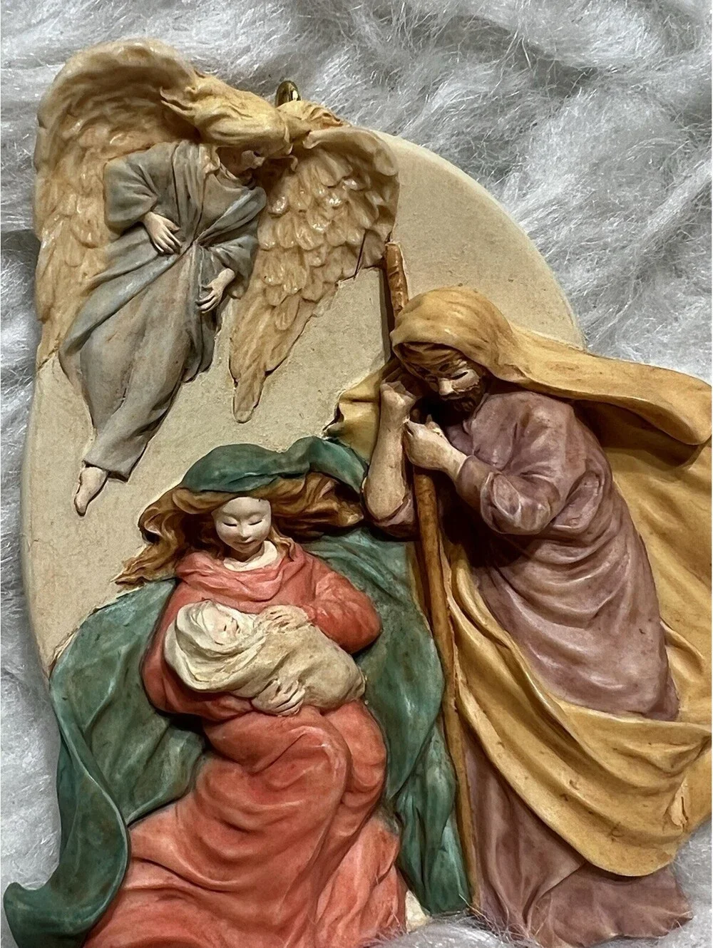Hallmark Christmas Nativity Ornament “A Child Is Born The World Rejoices” 1995
